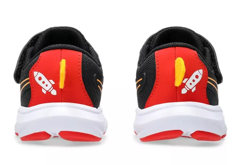 CONTEND 9 TS SCHOOL YARD (Black/Orange Pop) Best Asics Sportstyle Shoes