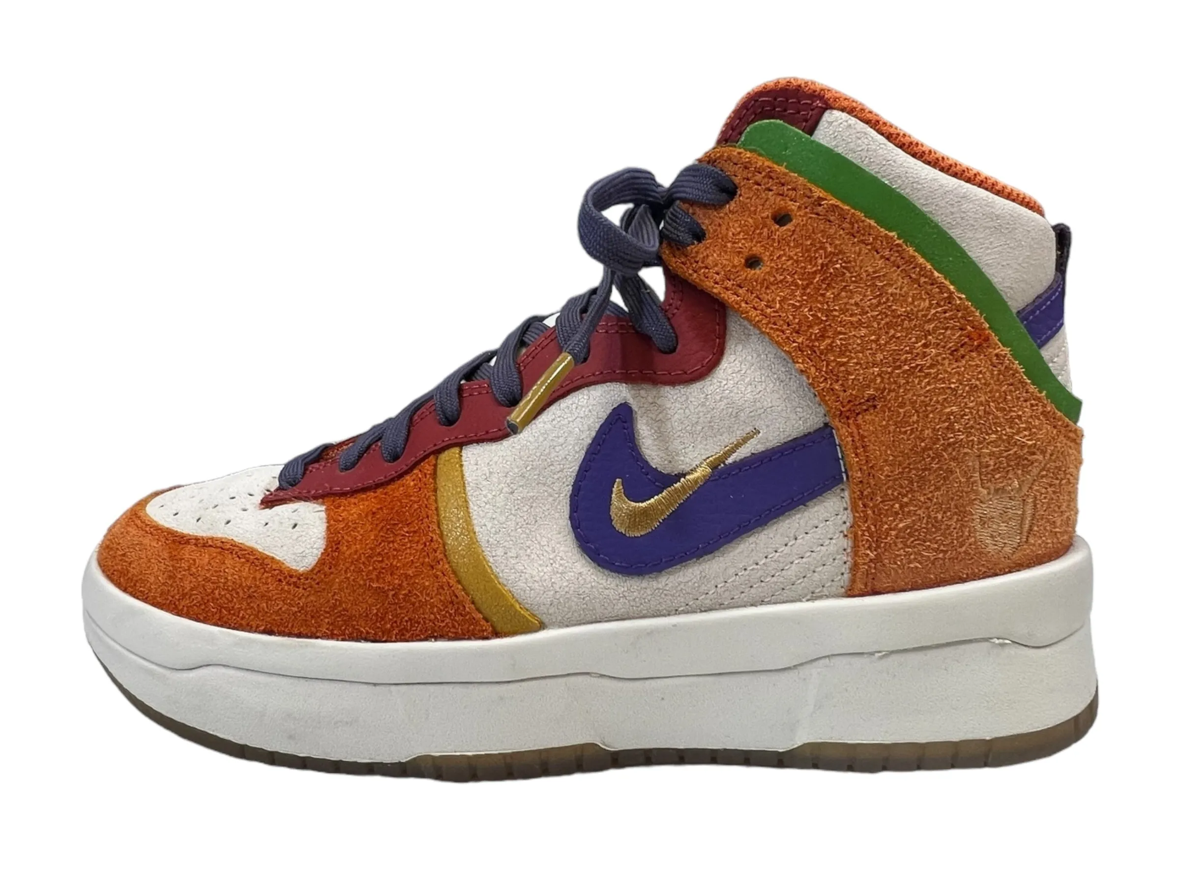 Orange & Purple Shoes Athletic Nike, Size 7 Asics Weightlifting Shoes Heel Height