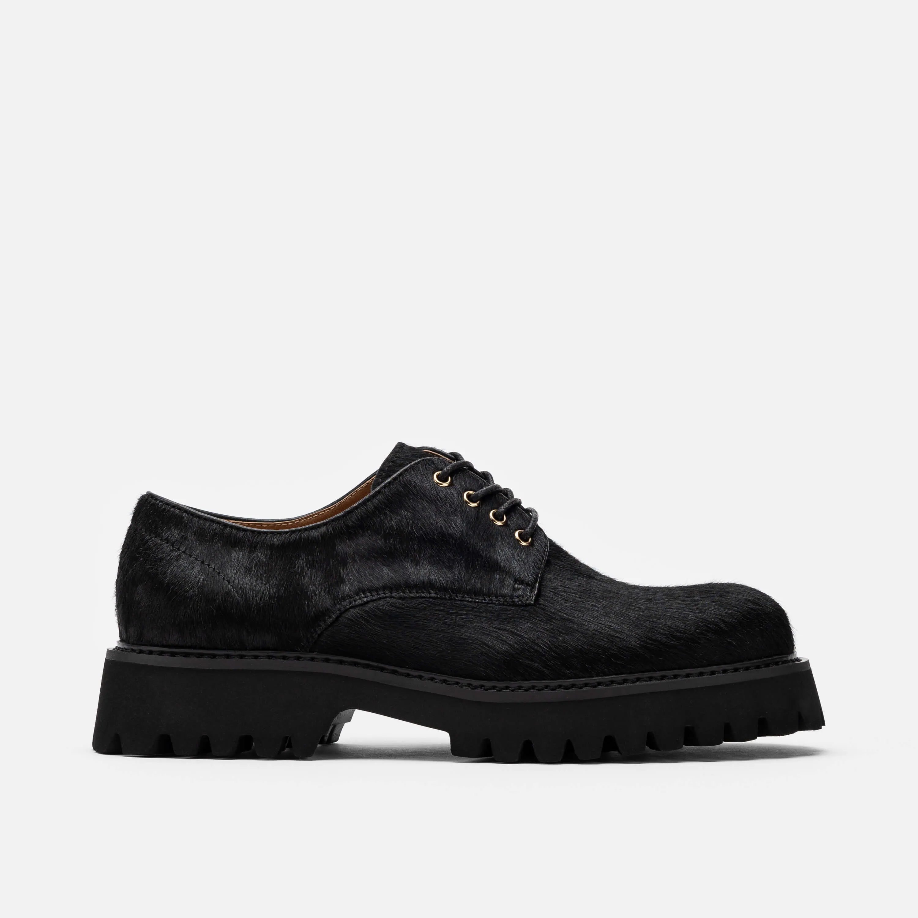 Ms. Luca Black Horse Lug Derby 210d Oxford Material