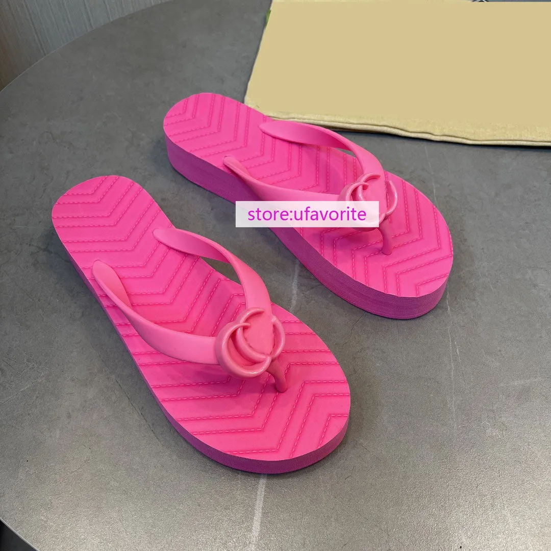 women  Thick bottom flats Flip flops slippers fashion shoes 35-42 high quality 2022new Lego Flip Flops
