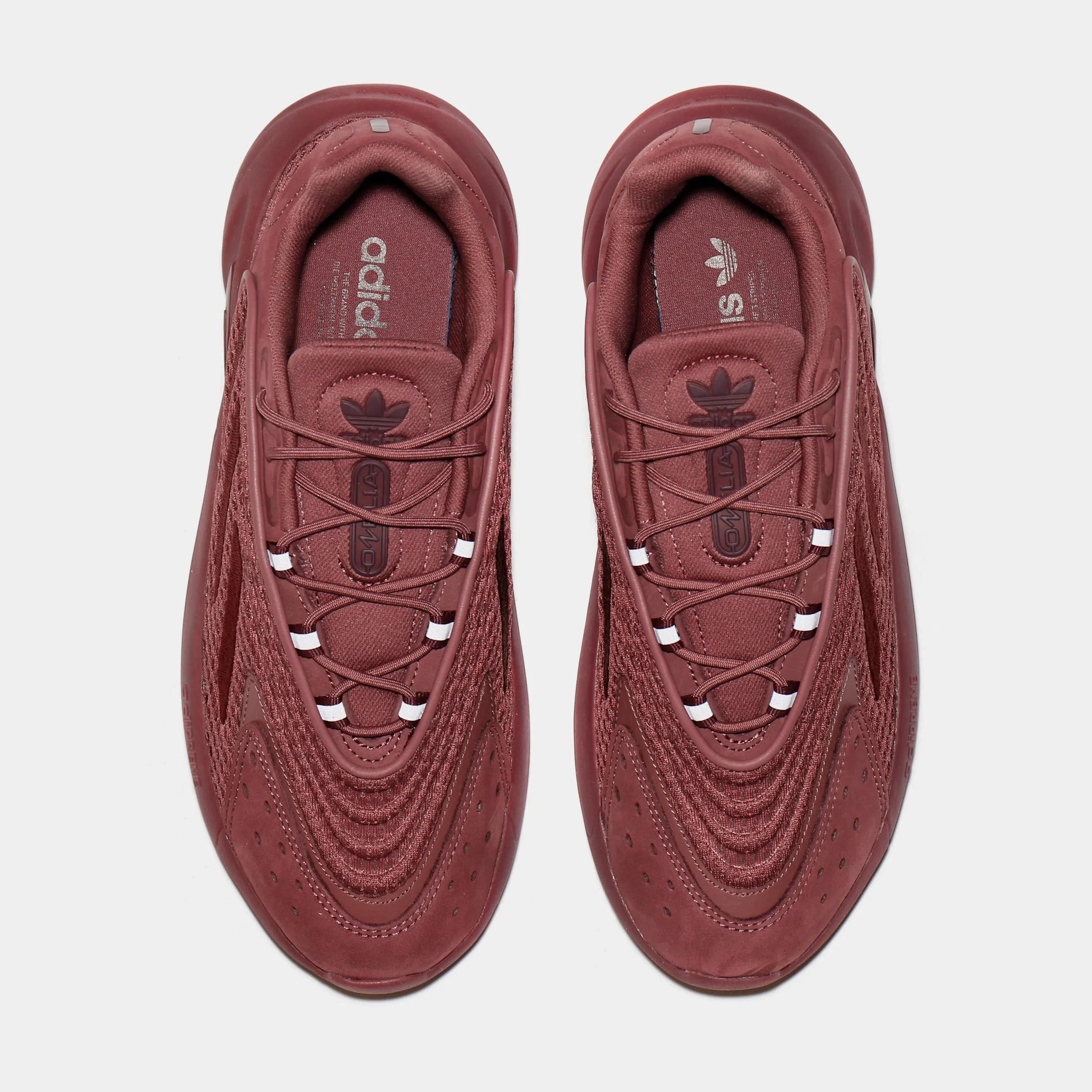 Ozelia Mens Lifestyle Shoes (Crimson Red/ Burgundy) Shoe Size Adidas