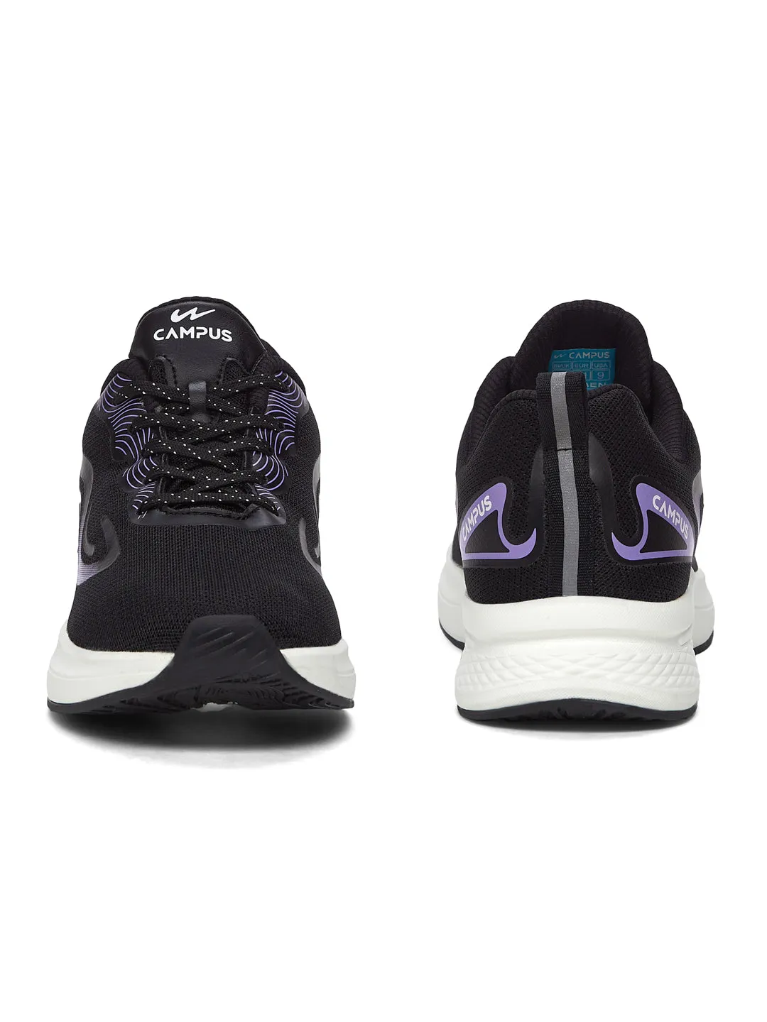 SIREN Black Women's Running Shoes Stack Height Running Shoes