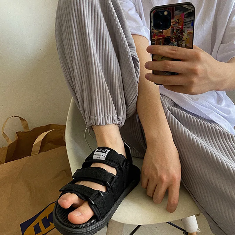 Bokyna Sandals Men Beach Shoes Sandals Summer Men's Beach Shoes Non-Slip