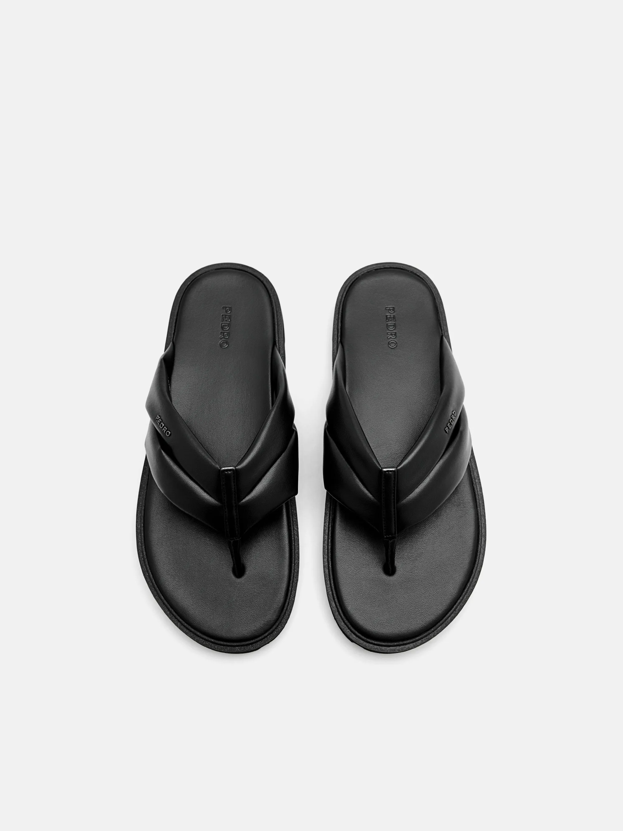 Pleated Thong Sandals Sandals Dunn River Jamaica