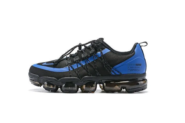 Best Sneakers Flat Feet Nike Air Vapormax Run Utility Blue Black Shoes Sneakers Men Sale Size US 7, 8, 8.5, 9, 10, 11