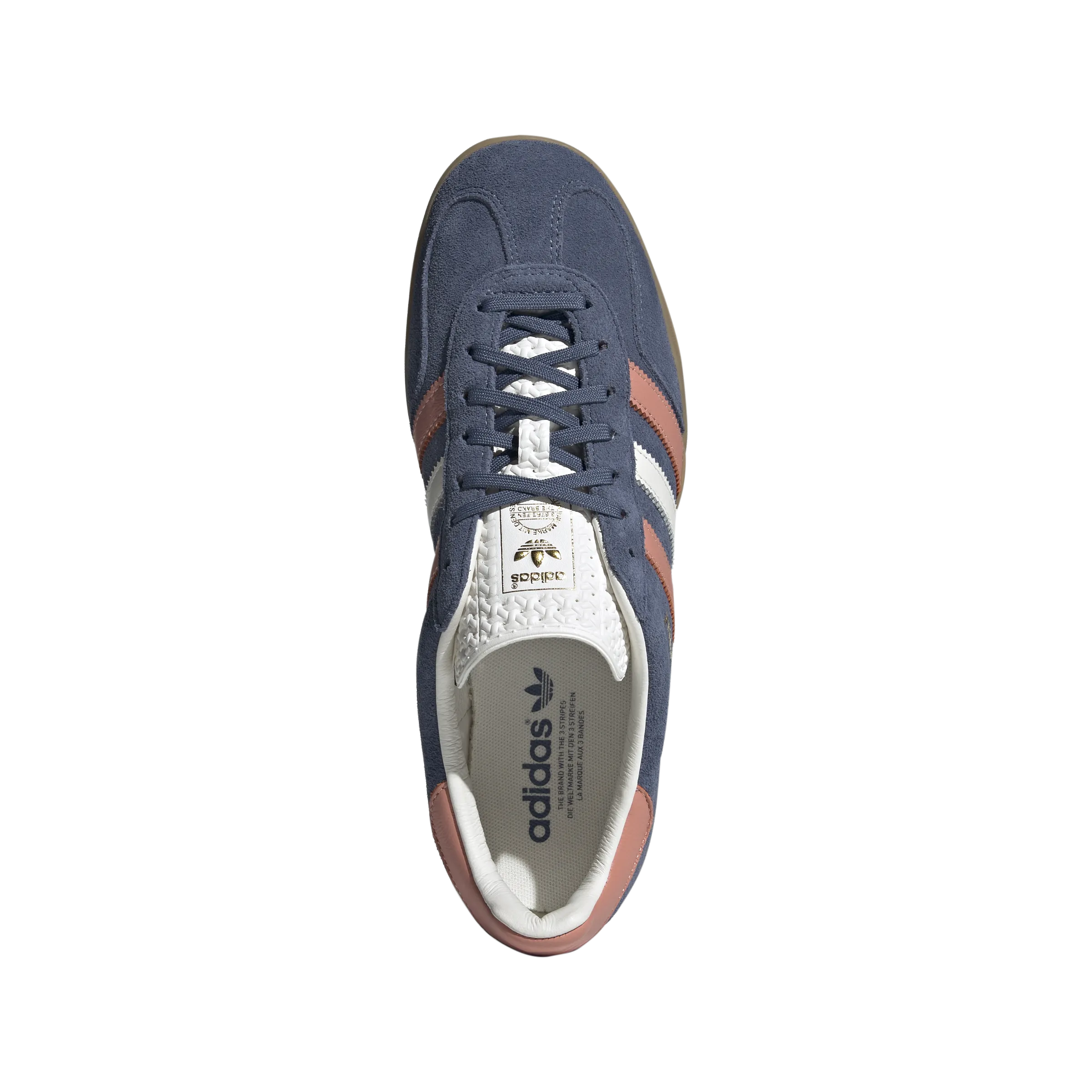 Adidas Driving Shoes Goodyear Gazelle Indoor 'Blue Blink Wonder Clay'