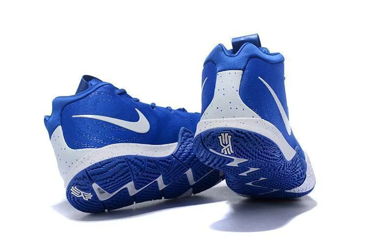 Nike Kyrie 4 Blue White Men Basketball Shoes !!! CYBER MONDAY SALE !!! Asics Shoes For Tennis