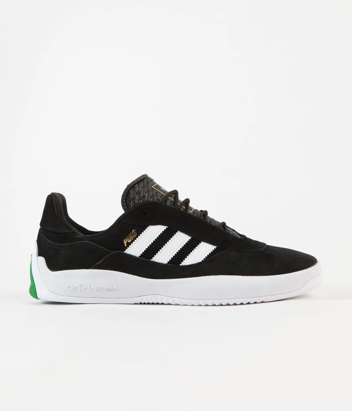 Adidas Puig Shoes - Core Black / White / Vivid Green Adidas Yeezys Shoes