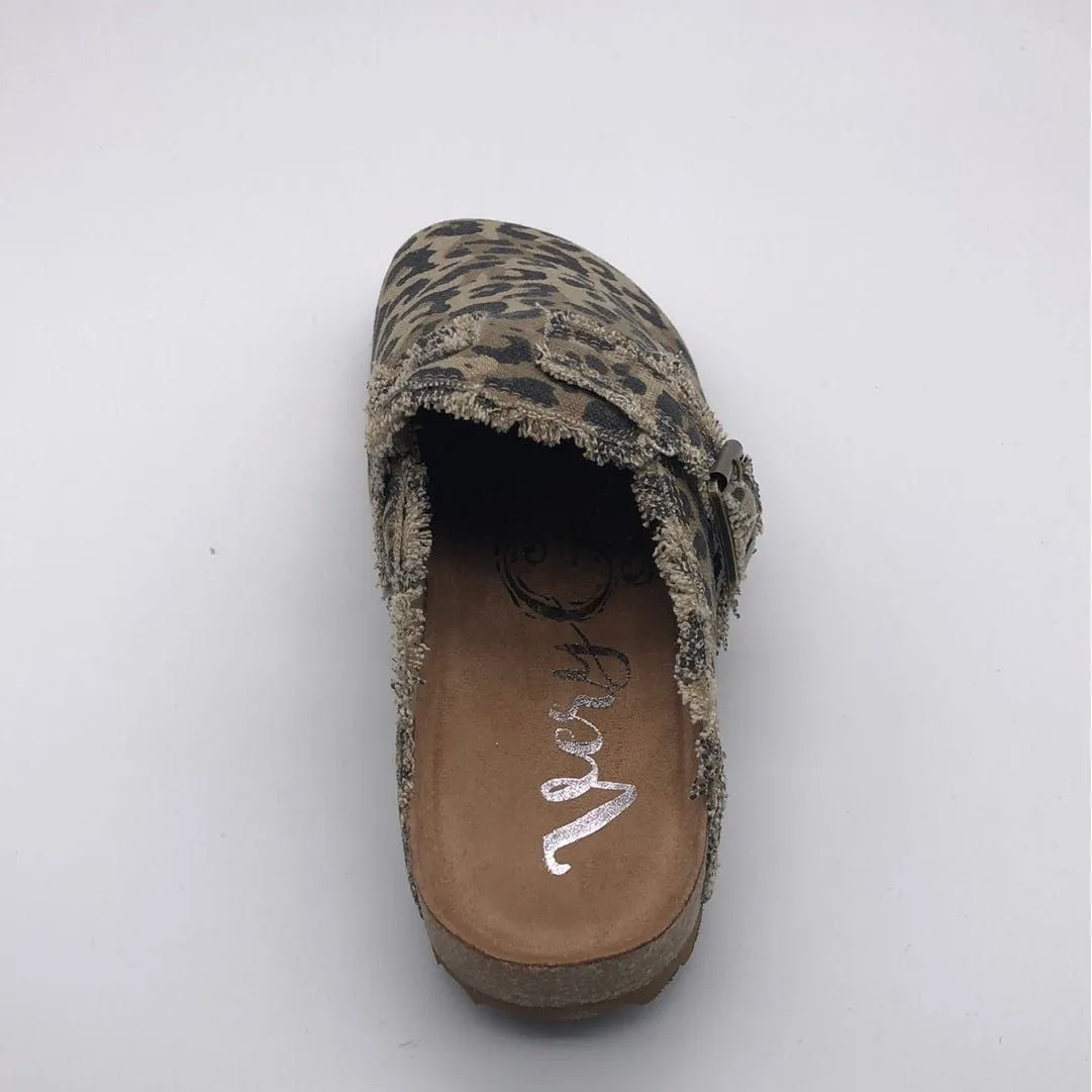 Fuzzy Flip Flop Slippers Gypsy-jazz leopard picnic shoe
