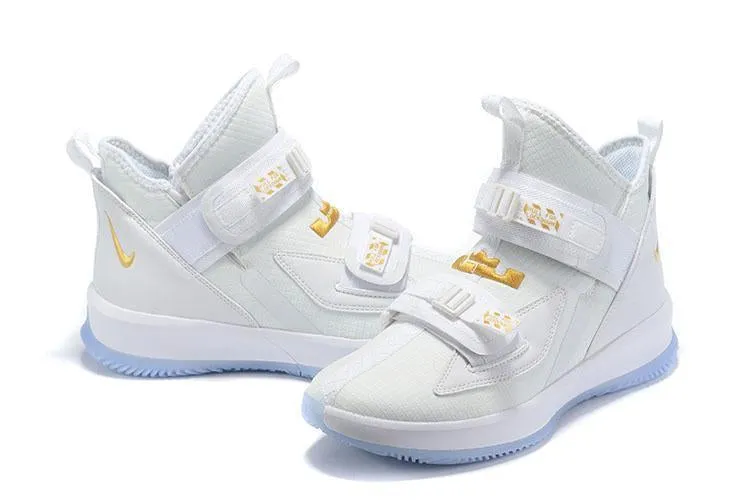 Asics Nova Surge Basketball Shoes Nike Lebron Soldier XIII 13 White Gold Men Sneaker Shoes !!! CYBER MONDAY SALE !!!