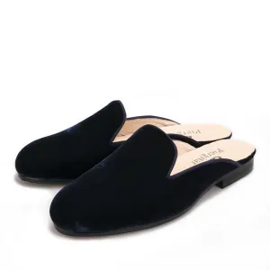 Shearling Wool Slippers Piergitar Handmade Men Velvet With Leather Insole Indoor And Party Slippers