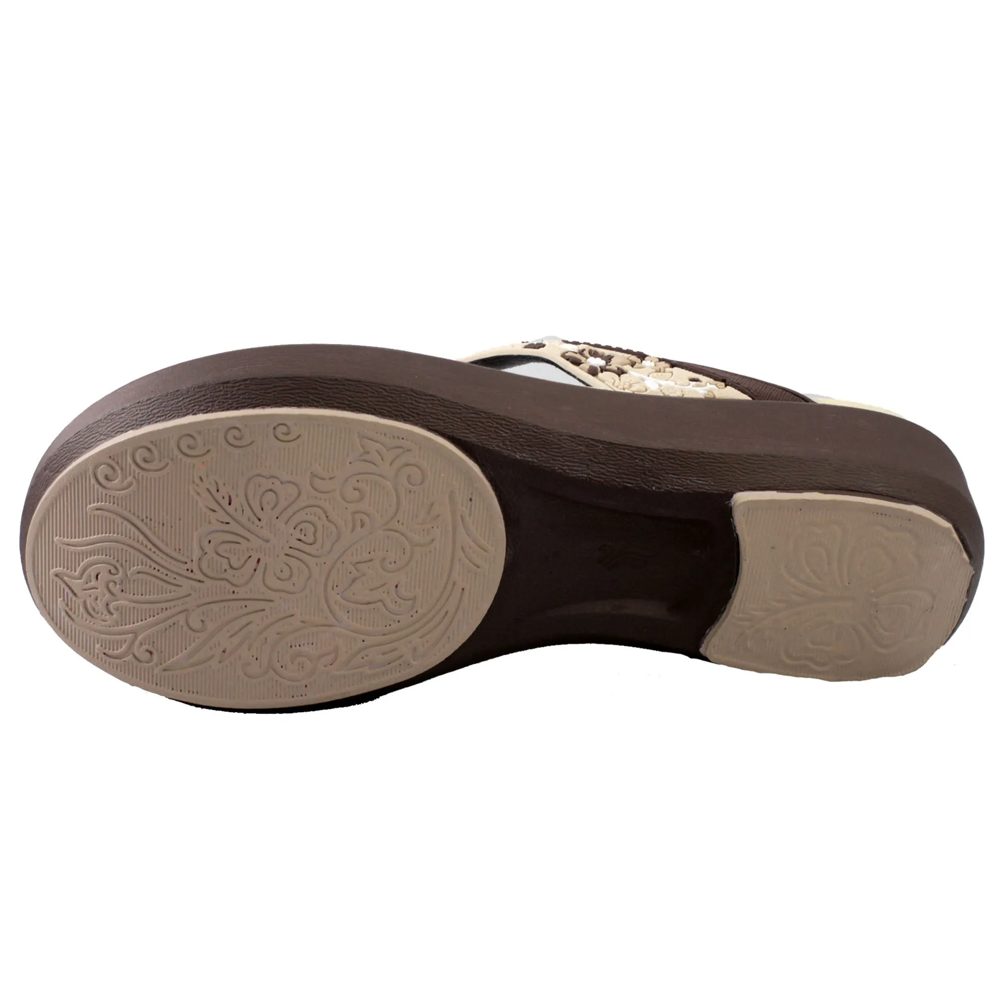 Fireball Flip Flops Platform: 1558 Brown