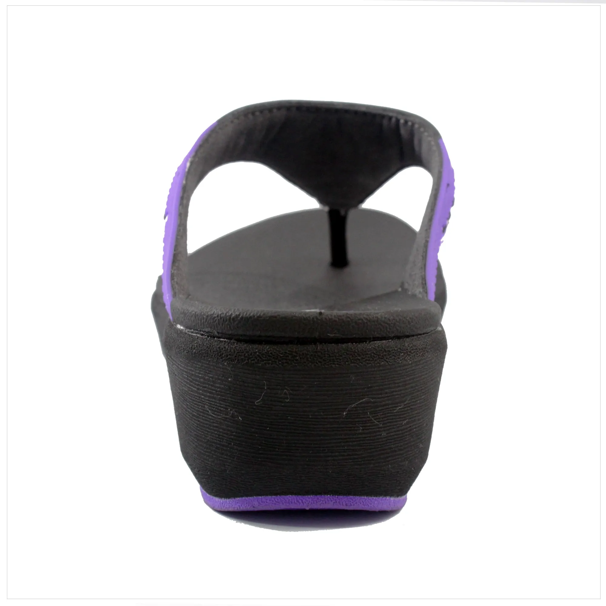 Platform: 1558 Purple Flip Flops Sequins