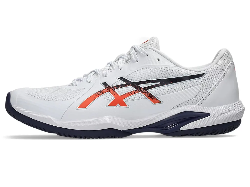 Asics Metrolyte Walking Shoes Asics Men's SOLUTION SWIFT FF 2 Tennis Shoes in White/Nova Orange