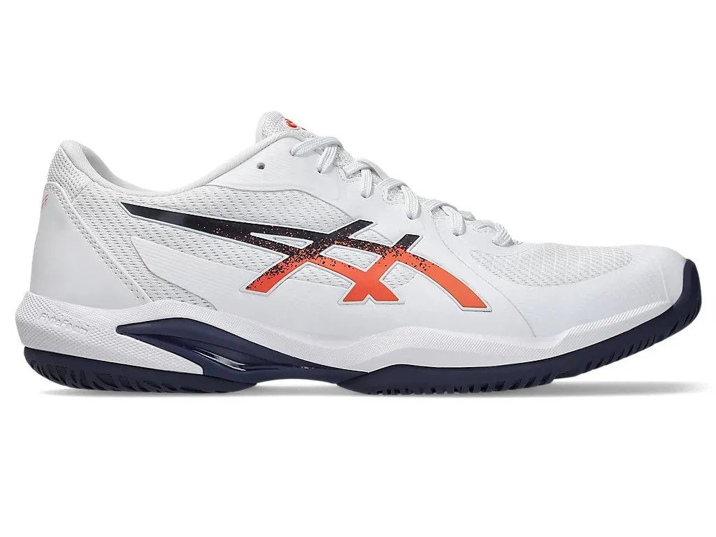 Asics Men's SOLUTION SWIFT FF 2 Tennis Shoes in White/Nova Orange Asics Running Shoes Gt 3000