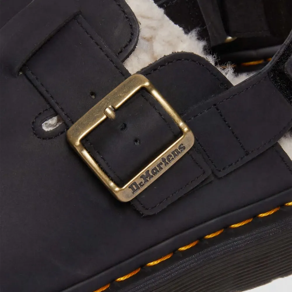 Fuzzy Slippers Porn DR. MARTENS - JORGE II BLACK