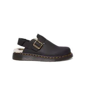 DR. MARTENS - JORGE II BLACK Folding Slippers For Travel