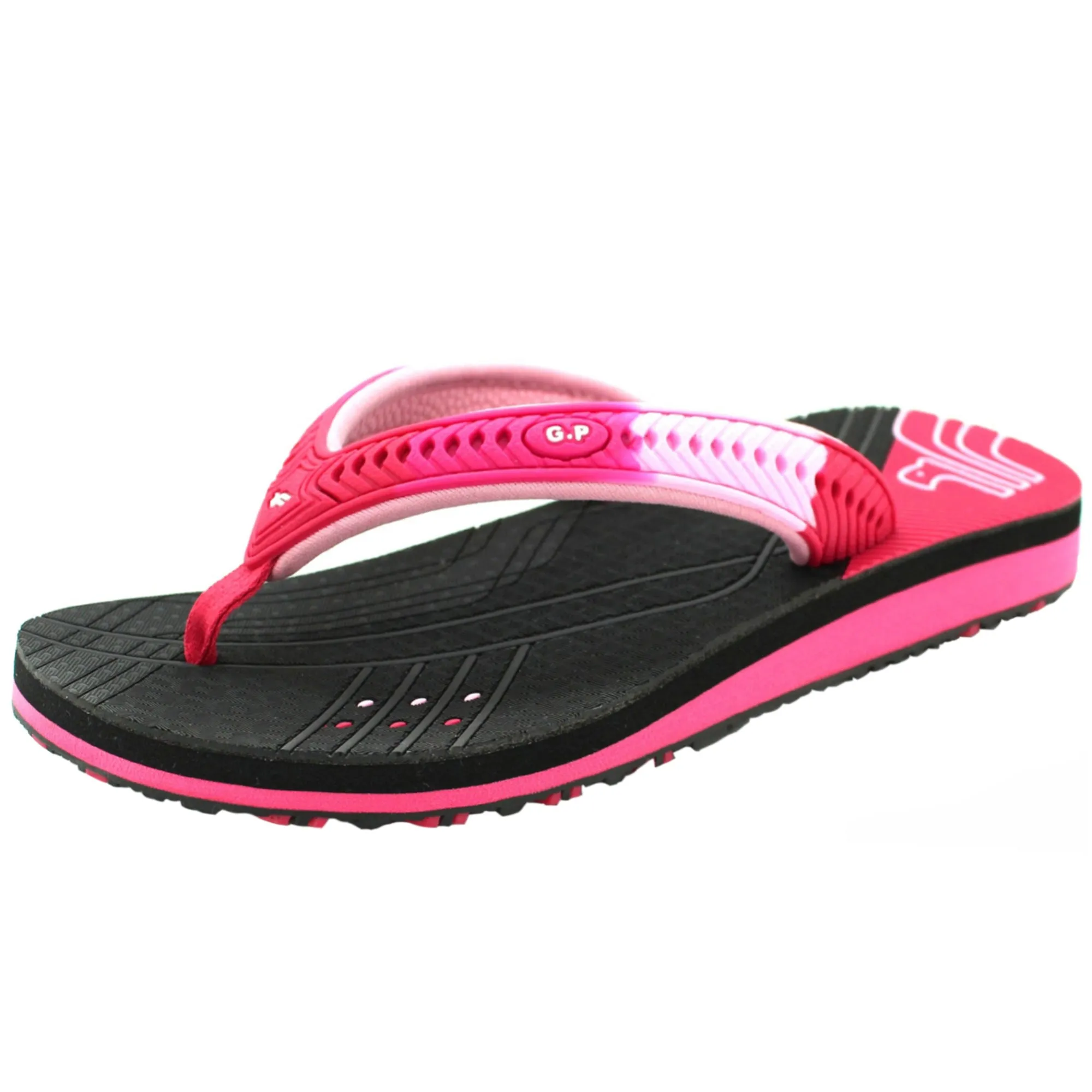 Classic Flip Flops: 9097 Fuchsia Flip Flops In Winter