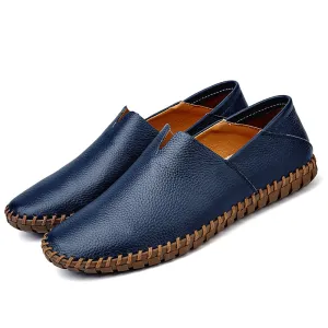 POOLOOP Large Size Men's Shoes Bass Tassel Loafers