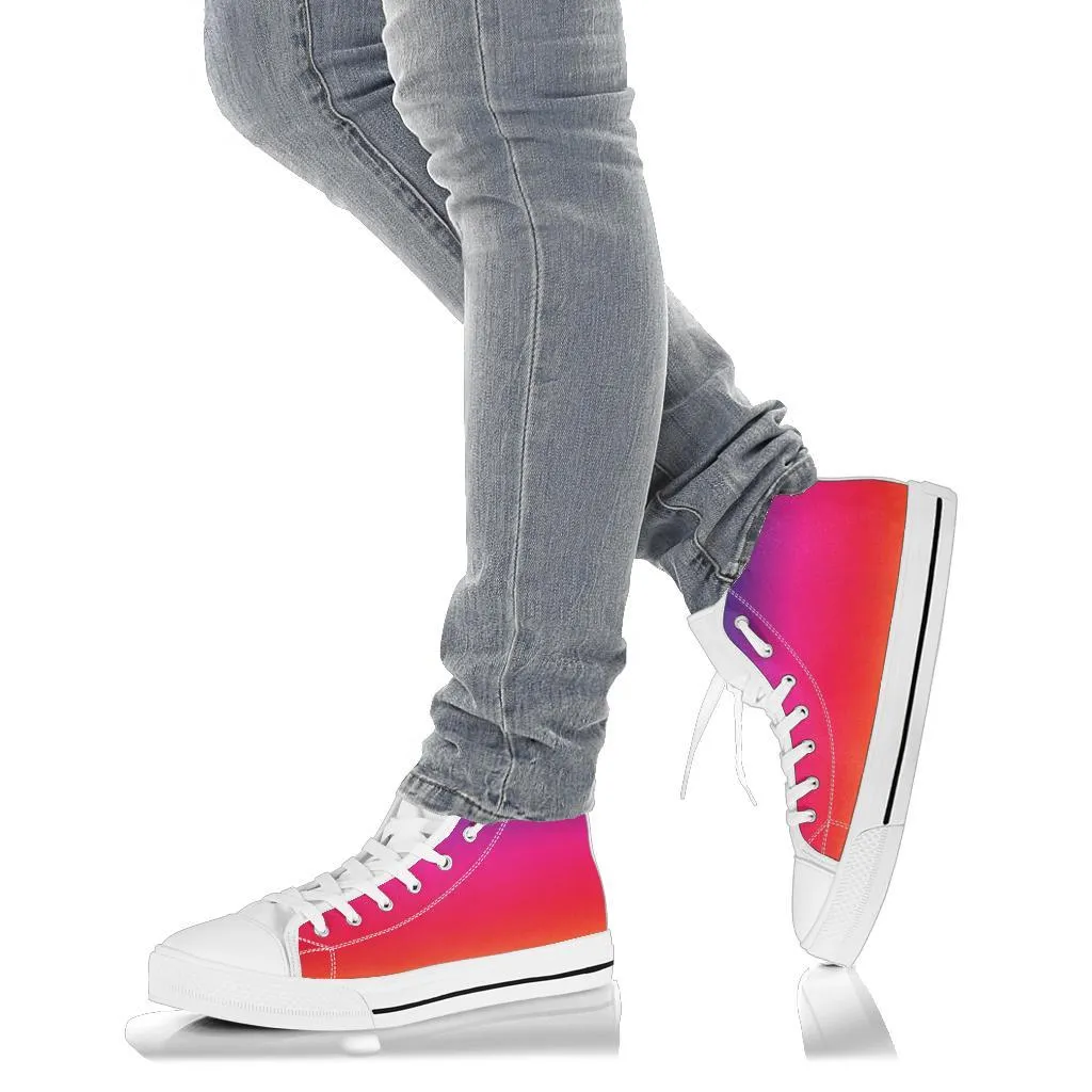 Comfortable Sneakers High Top Sneakers - Unisex Colorful Sneakers #1 | Custom Sneakers Women, Custom Women's Sneakers, Customized Sneakers, High Top Sneakers for Women
