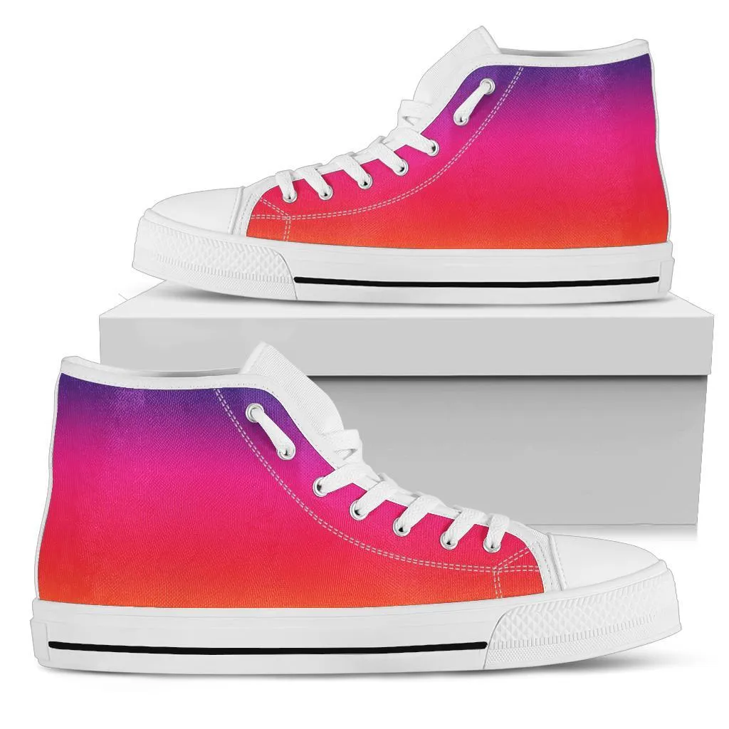 High Top Sneakers - Unisex Colorful Sneakers #1 | Custom Sneakers Women, Custom Women's Sneakers, Customized Sneakers, High Top Sneakers for Women Sneakers Wide Toe Box