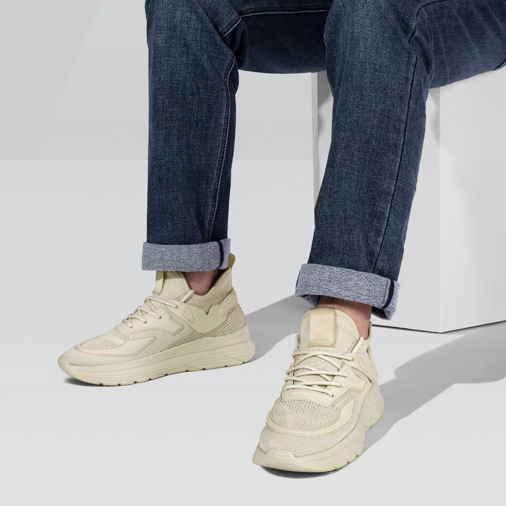 6CM / 2.36 Inches CMR CHAMARIPA Black Knit Elevator Sneakers -  Breathable Sports Shoes Sneakers Size Chart