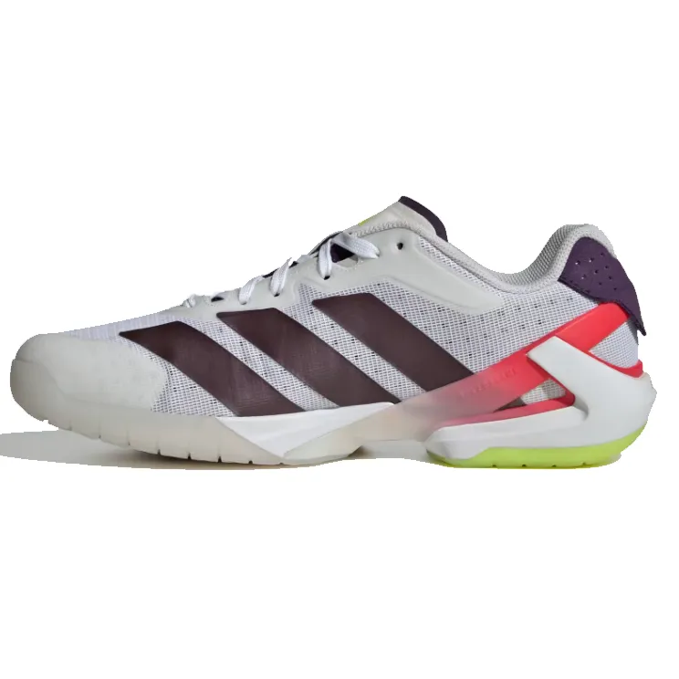 Adidas Men's Adizero Counterblast Indoor Court Shoes White Red Adidas Fitness Shoes