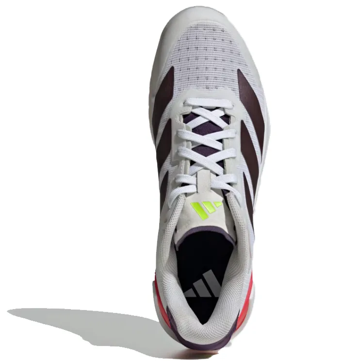 Adidas Men's Adizero Counterblast Indoor Court Shoes White Red Adidas F50 Freestyle 24 Messi Indoor Soccer Shoes