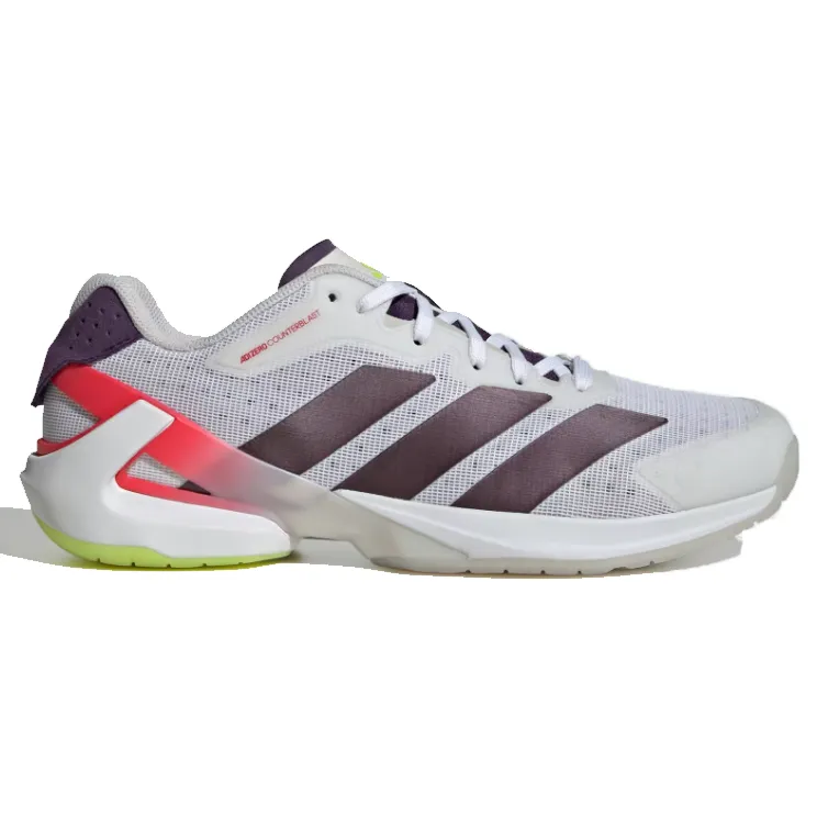 Adidas Men's Adizero Counterblast Indoor Court Shoes White Red Adidas Pharrell Williams Shoes