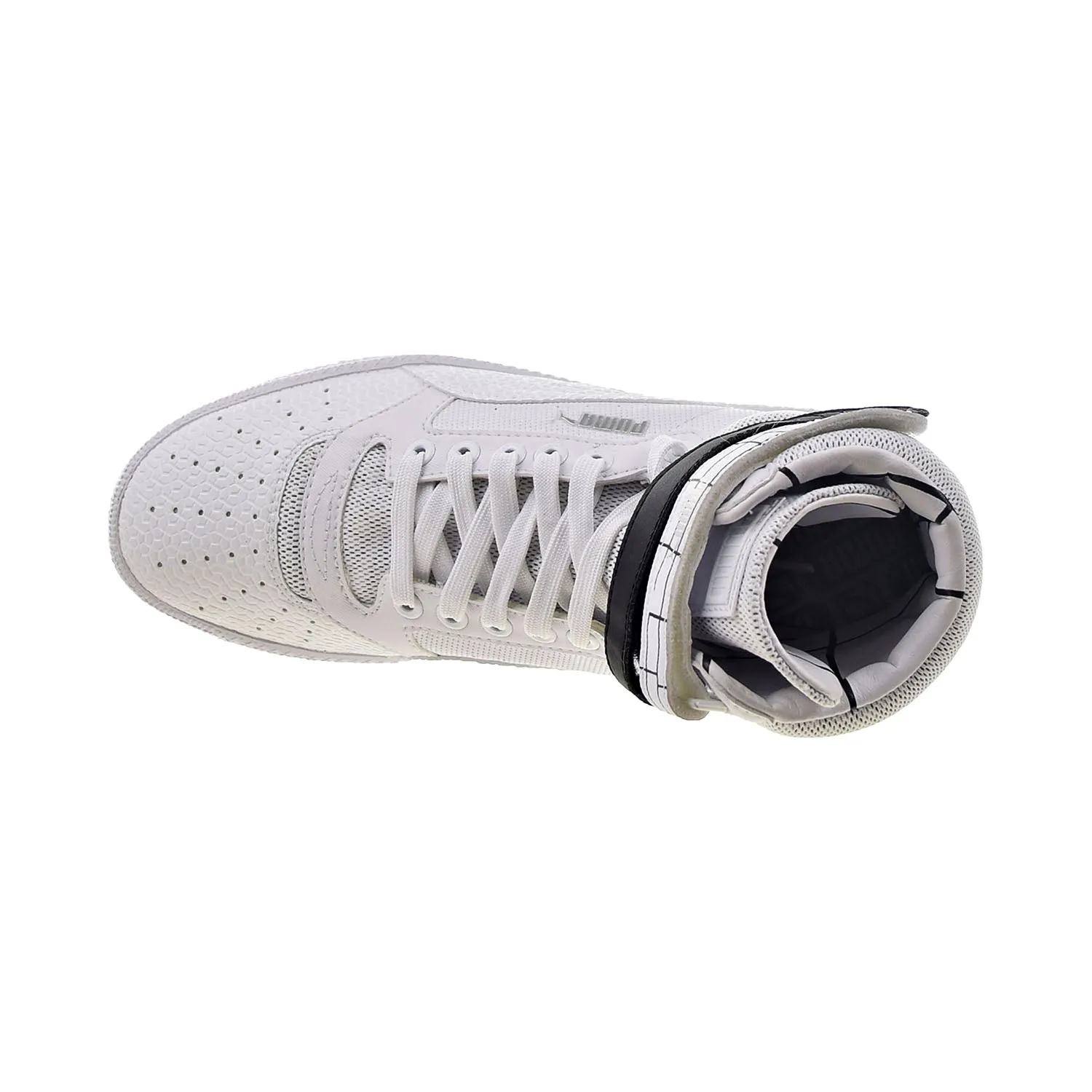 Puma Sky II Hi SF Texture Women's Shoes Puma White-Puma Black Og Puma Shoes