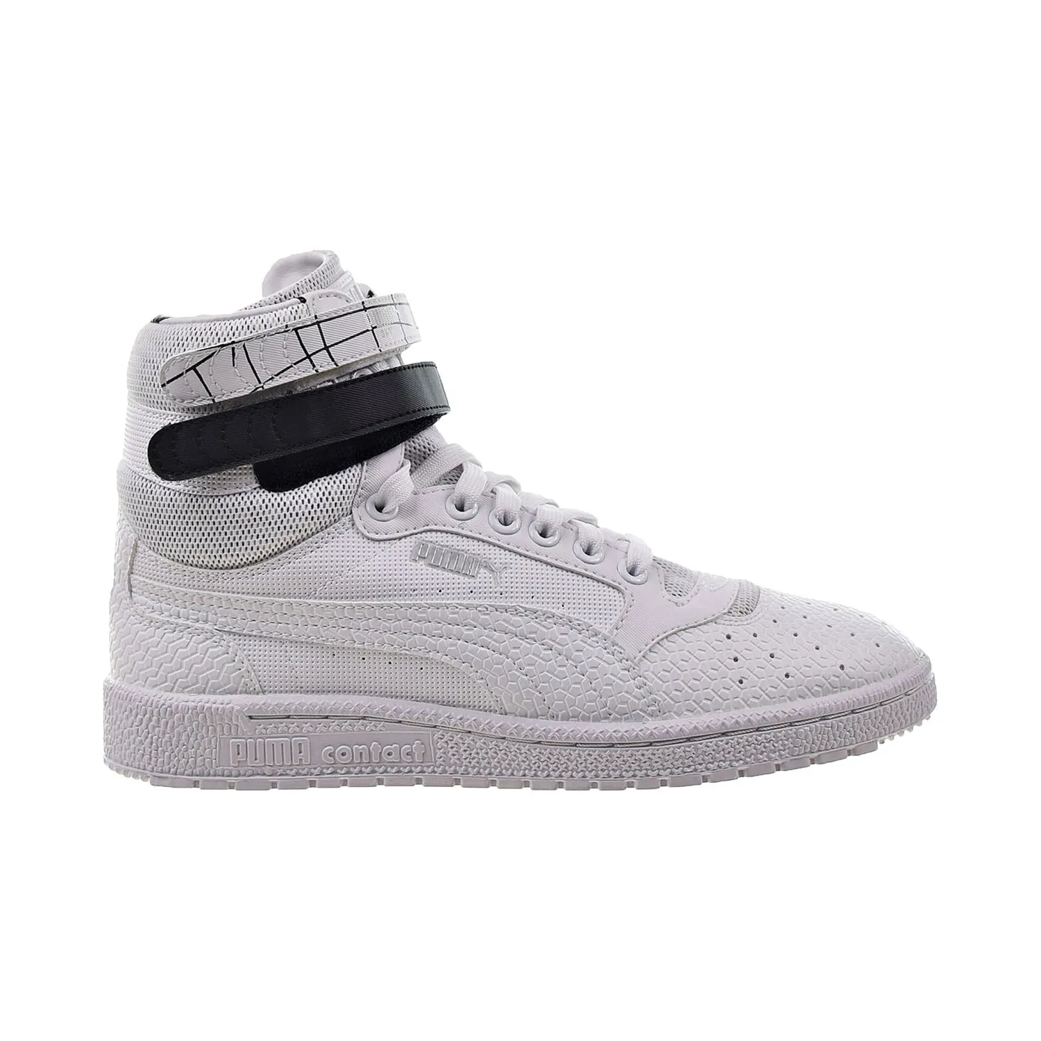 All New Puma Shoes Puma Sky II Hi SF Texture Women's Shoes Puma White-Puma Black
