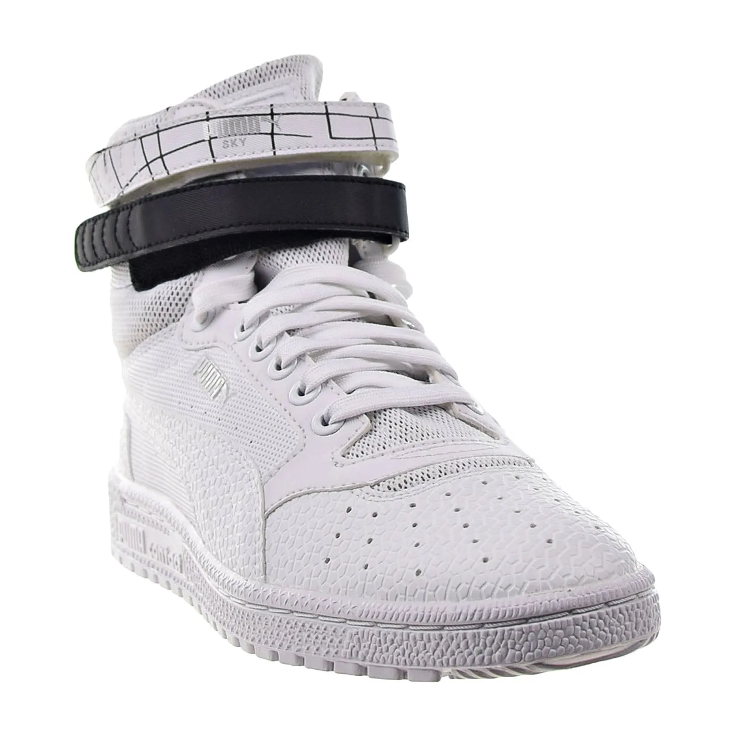 Puma Nrgy Shoes Review Puma Sky II Hi SF Texture Women's Shoes Puma White-Puma Black