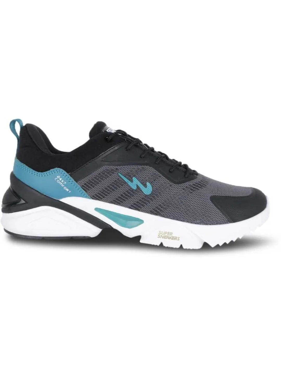 PRESTIGE Black Men's Running Shoes Running And Tennis Shoes