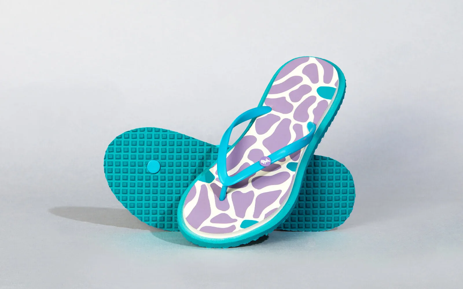Printed Flip Flops : Lavender Master Slave Flip Flop
