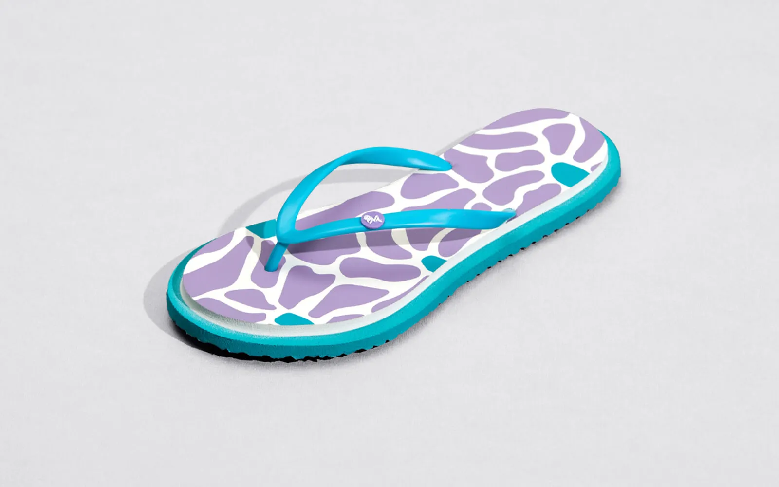 Printed Flip Flops : Lavender Flip Flops In Philippines