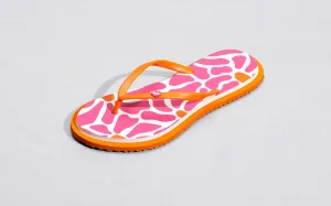 Hoka Flip Flops Printed Flip Flops : Pink