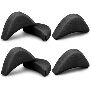 Mule Loafers With Fur 5 Pairs Toe Filler Inserts Soft Large Toe Post Adjustable Shoe Filler Breathable Forefoot Pad Shoe Filler Unisex Shoe Pad Sponge Foot Brace Pad for Women Girls High Heel (Black) Black