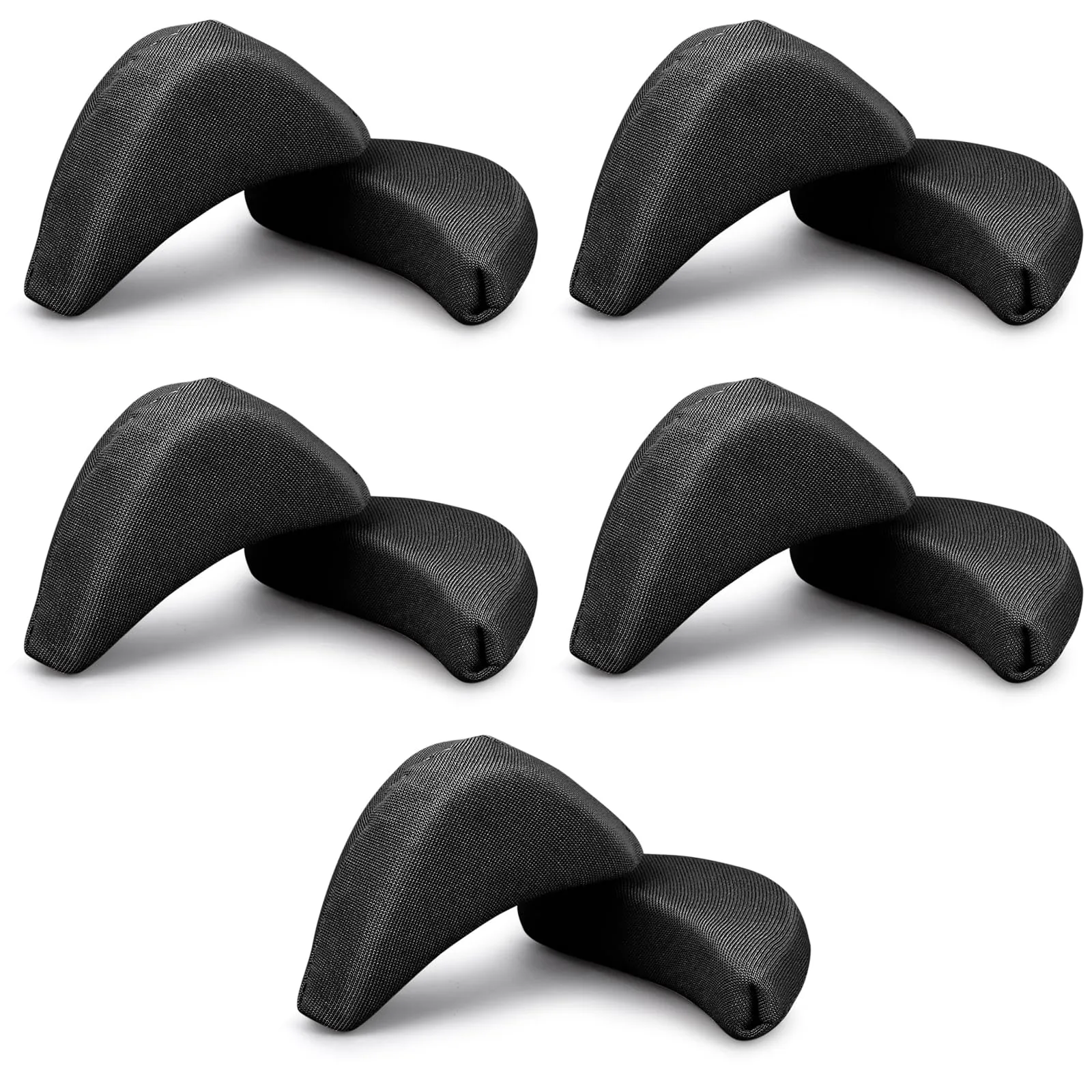 Zara Tassel Loafers 5 Pairs Toe Filler Inserts Soft Large Toe Post Adjustable Shoe Filler Breathable Forefoot Pad Shoe Filler Unisex Shoe Pad Sponge Foot Brace Pad for Women Girls High Heel (Black) Black