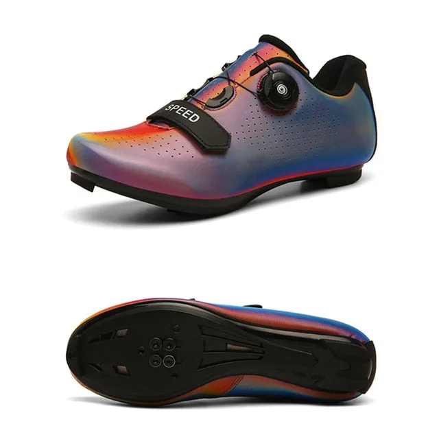 Dress And Sneakers Outfit Professional Cycling Shoes Road Bike SPD Cleat Shoes