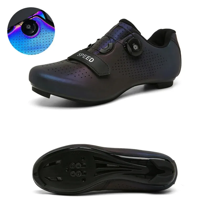 Denver Broncos Sneakers Professional Cycling Shoes Road Bike SPD Cleat Shoes