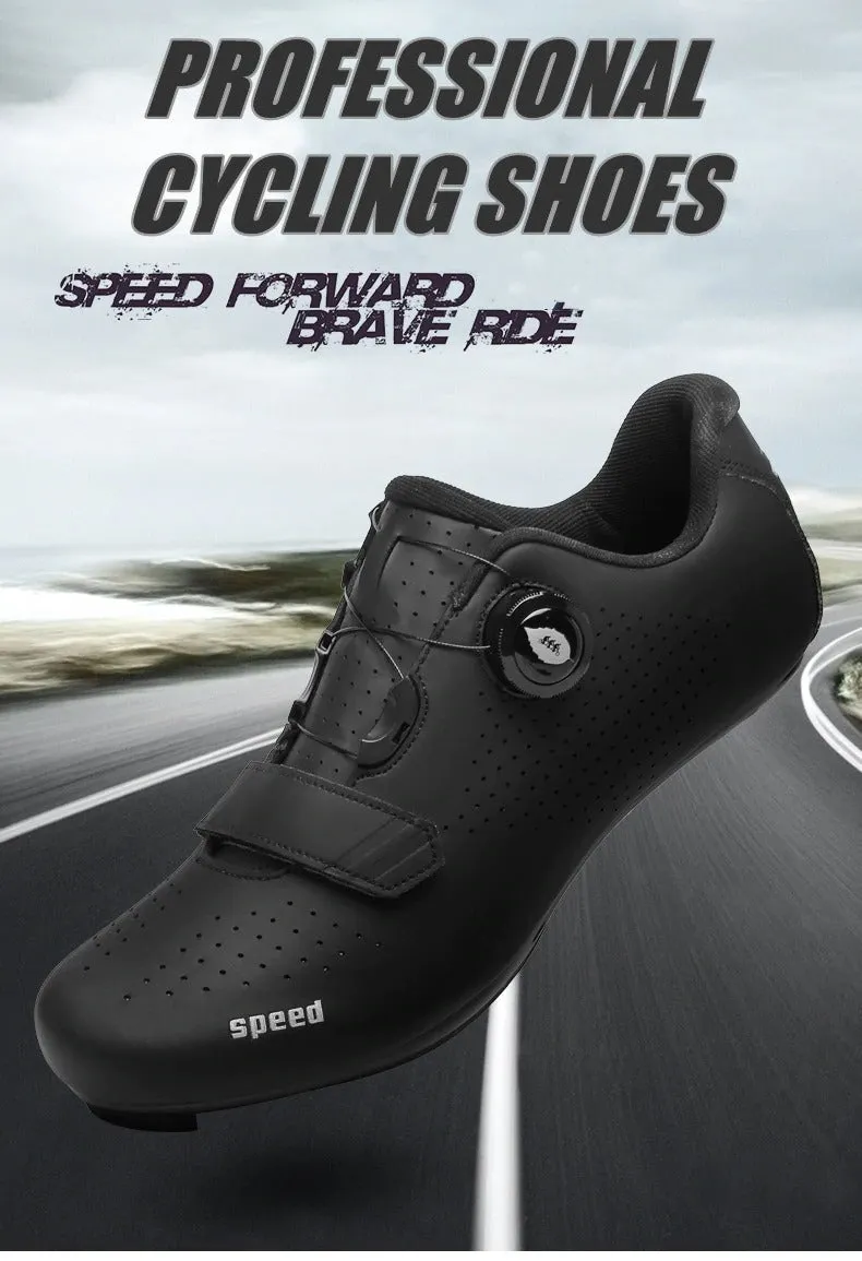 Sneakers Com Professional Cycling Shoes Road Bike SPD Cleat Shoes