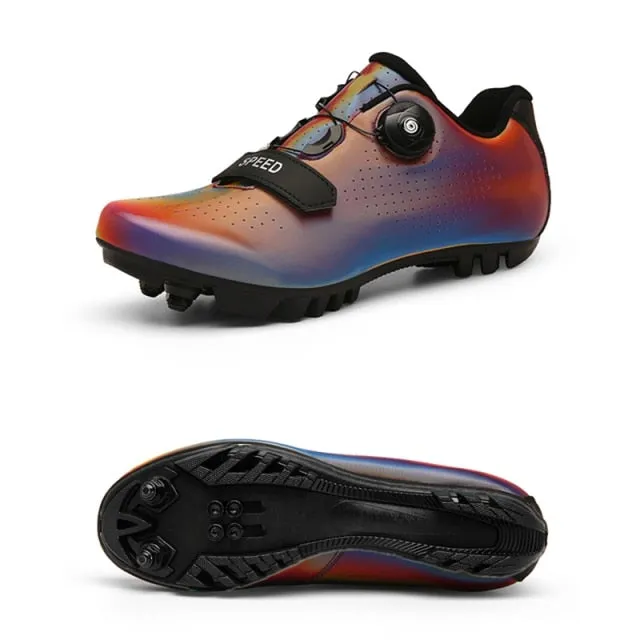 Sneakers Bistro Vermont Professional Cycling Shoes Road Bike SPD Cleat Shoes