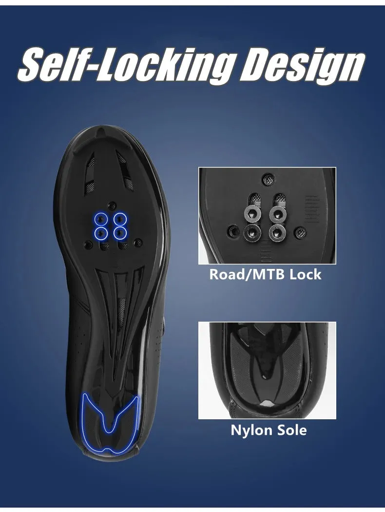 Professional Cycling Shoes Road Bike SPD Cleat Shoes Tabitha S