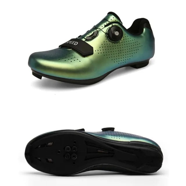 Booker Sneakers Professional Cycling Shoes Road Bike SPD Cleat Shoes