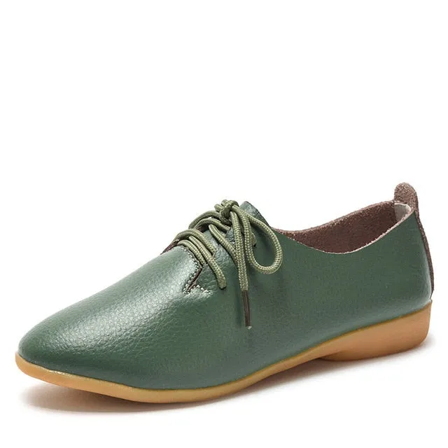 Cut Out Oxford Shoes dobeyping 2018 New Women Shoes Genuine Leather Women's Shoe