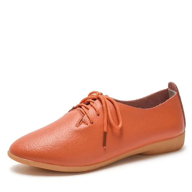 Oxfords Salon Winnipeg dobeyping 2018 New Women Shoes Genuine Leather Women's Shoe