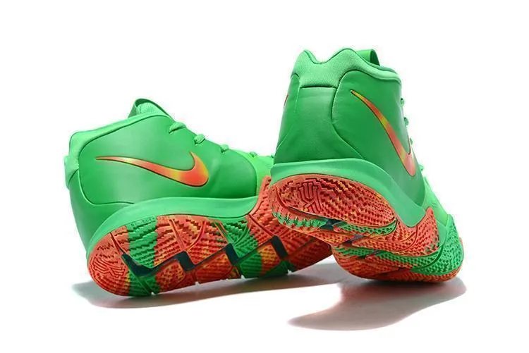 Asics Shoes Discount Code Nike Kyrie 4 Green Red Orange Men Basketball Shoes !!! CYBER MONDAY SALE !!!