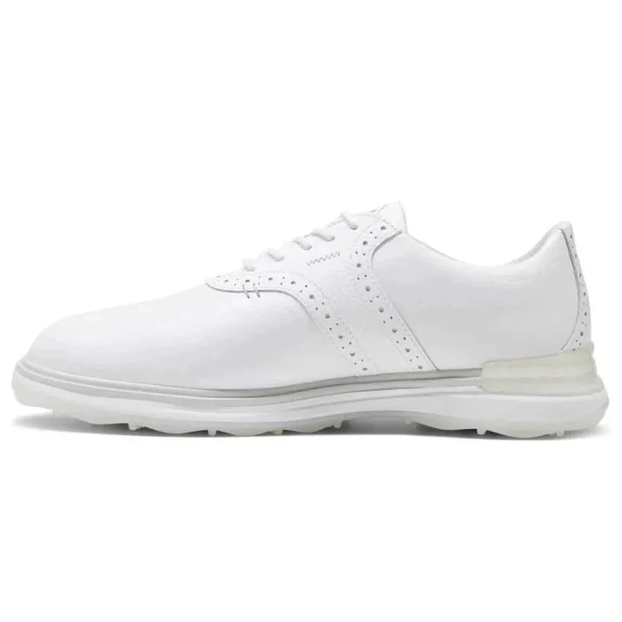 Puma AVANT Spikeless Golf Shoes - White/White Soccer Shoes Puma Sale