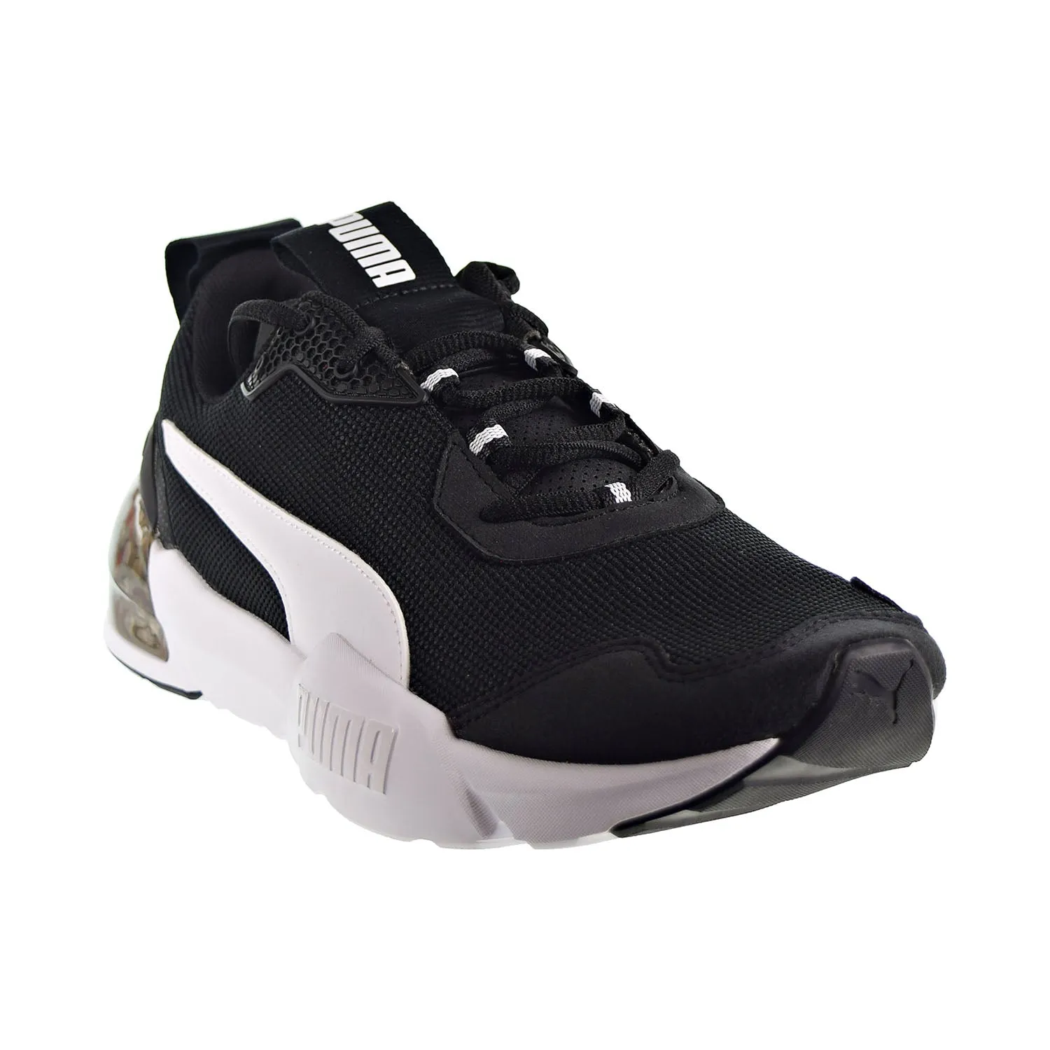 Good Asics Volleyball Shoes Puma Cell Phantom Men's Shoes Black/White