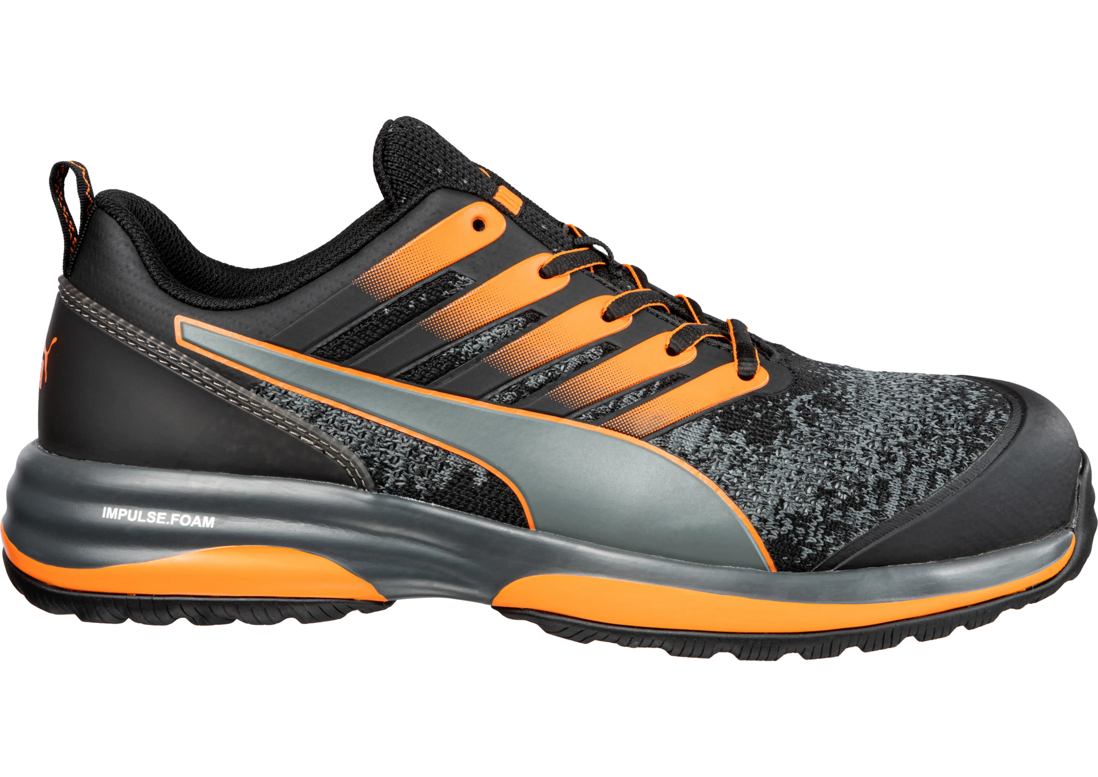 Best Asics Treadmill Running Shoes PUMA Charge Black/Orange (PUM644557)